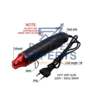 Hot Air Heat Gun Lamination Shrink Wrapping Hot Air Heat Gun Lamination Shrink Wrapping