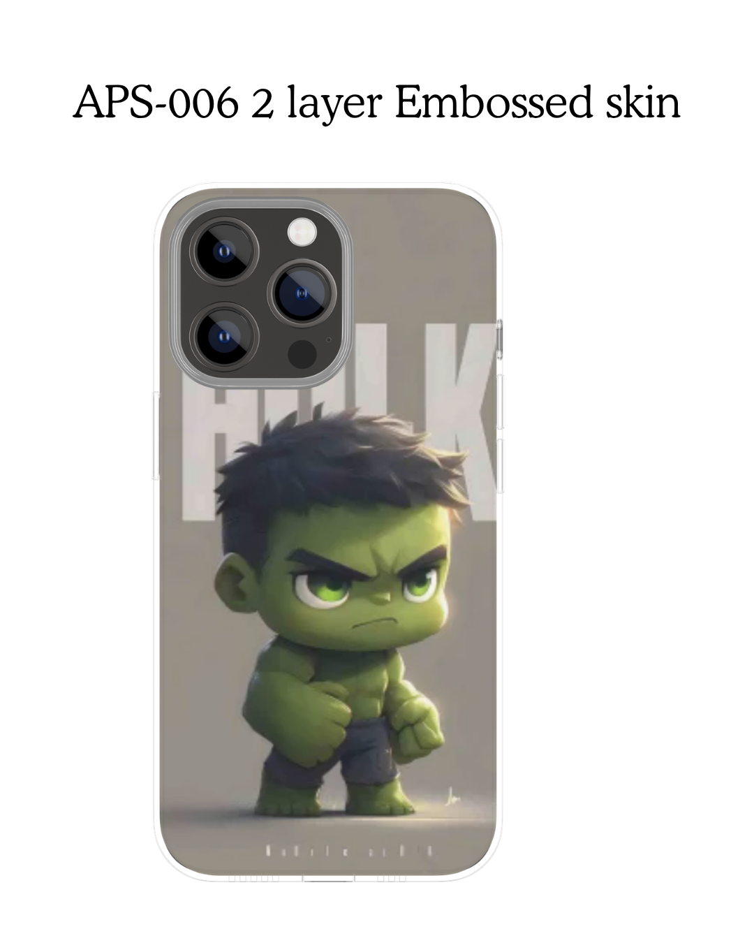 aps 006 2 layer embossed skin APS-006 2 layer Embossed skin